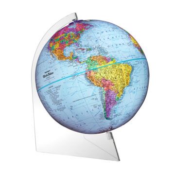 Learning Resources Inflatable 12 inch Globe - Ages 6+ Earth Globe,  Geography for Kids
